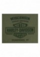 Harley-Davidson Hommes Tonal Bolted One manches courtes col rond T-Shirt  Green 30297798