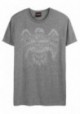 Harley-Davidson Hommes Custom Eagle Tonal manches courtes col rond Tee Shirt Washed Gray 30297804