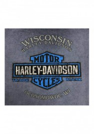 Harley-Davidson Hommes Road Grunge Reverse Dye col rond manches courtes T-Shirt R002922