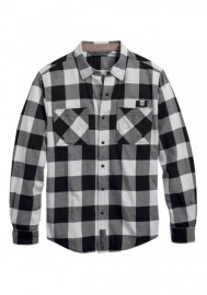 Harley-Davidson Hommes Buffalo Plaid manches longues Casual Slim Shirt 99017-20VM