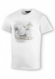 Harley-Davidson Hommes LiveWire Graphic Slim manches courtes Tee Shirt - White 99078-20VM