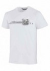 Harley-Davidson Hommes Horizontal Engine Print Slim Fit Tee Shirt  White 99206-19VM