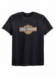 Harley-Davidson Hommes Crackle Logo Slim Fit manches courtes Tee Shirt Gray 99201-19VM