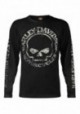 Harley-Davidson Hommes Shirt  Hand Made Willie G Skull manches longues 30294032