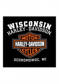 Harley-Davidson Hommes Custom Iconic B&S manches longues col rond Shirt - Noir 30298979