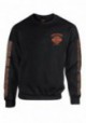 Harley-Davidson Hommes Eagle Piston Fleece Pullover Sweatshirt  Noir 30299948