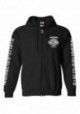 Harley-Davidson Hommes Lightning Crest Full-Zippered à capuche Sweatshirt  Noir 30299601