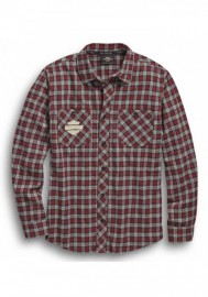 Harley-Davidson Hommes Since 1903 Plaid manches longues Woven Shirt 96449-20VM