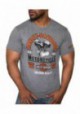 Harley-Davidson Hommes Rampage manches courtes Tri-Blend T-Shirt  Premium Heather 30297448