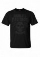 Harley-Davidson Hommes Custom Crafted Tonal manches courtes col rond T-Shirt  Noir 30297805