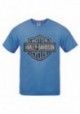 Harley-Davidson Hommes Bar & Shield Logo col rond manches courtes T-Shirt  Blue R002316