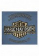 Harley-Davidson Hommes Bar & Shield Logo col rond manches courtes T-Shirt  Blue R002316