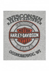 Harley-Davidson Hommes Love Affair manches courtes col rond T-Shirt  Heather Gray R002907