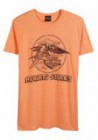 Harley-Davidson Hommes Rolling Stones Jet Eagle manches courtes Crew Tee Shirt - Orange 30298886