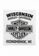 Harley-Davidson Hommes Shirt  Willie G Skull manches longues Tee Shirt  White 30296646