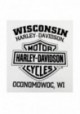 Harley-Davidson Hommes Shirt Willie G Skull manches longues Tee Shirt White 30296646