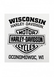 Harley-Davidson Hommes Shirt  Willie G Skull manches longues Tee Shirt  White 30296646