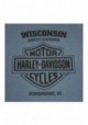 Harley-Davidson Hommes Speedshift manches longues col rond Cotton Shirt  Indigo 30292332