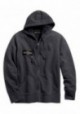 Harley-Davidson Hommes Eagle Logo Slim Fit Zippered Sweat à capuche  STee Shirtl Gray 99089-18VM