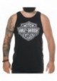 Harley-Davidson Hommes Classic White Bar & Shield Logo Sleeveless Tank  Noir 30298701