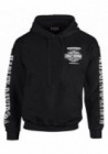 Harley-Davidson Hommes Lightning Crest Pullover à capuche Sweatshirt Noir 30299600