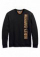 Harley-Davidson Hommes Offset Logo Pullover Sweatshirt  Noir 96160-20VM