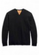 Harley-Davidson Hommes Offset Logo Pullover Sweatshirt  Noir 96160-20VM