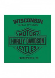 Harley-Davidson Hommes Roadblock H-D manches courtes col rond T-Shirt Kelly Green 30297441