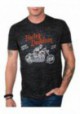 Harley-Davidson Hommes See Ya Later manches courtes Poly-Blend Shirt  Noir Blizzard 30297418