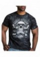 Harley-Davidson Hommes Catalyst Skull & Bones manches courtes T-Shirt Noir Wash 30297428