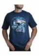 Harley-Davidson Hommes Gliding Eagle manches courtes col rond T-Shirt Harbor Blue 30297429