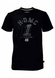 Harley-Davidson Hommes Noir Label HDMC Classic manches courtes Shirt Noir 30291530