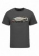 Harley-Davidson Hommes Performance Eagle manches courtes col rond Tee Shirt Gray R003405
