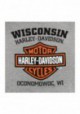 Harley-Davidson Hommes Sweatshirt Willie G Skull Gray Sweat à capuche 30296654