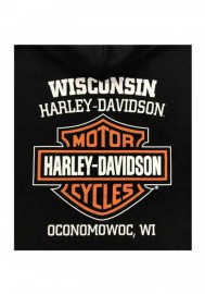 Harley-Davidson Hommes Bar & Shield Logo Pullover Sweat à capuche - Noir 30297503