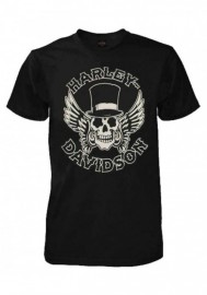 Harley-Davidson Hommes Way of Life Skull manches courtes T-Shirt Noir 30298308