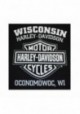 Harley-Davidson Hommes Way of Life Skull manches courtes T-Shirt Noir 30298308