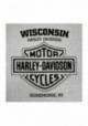 Harley-Davidson Hommes Gear Badge Chest Pocket manches courtes T-Shirt - Gray 30292408