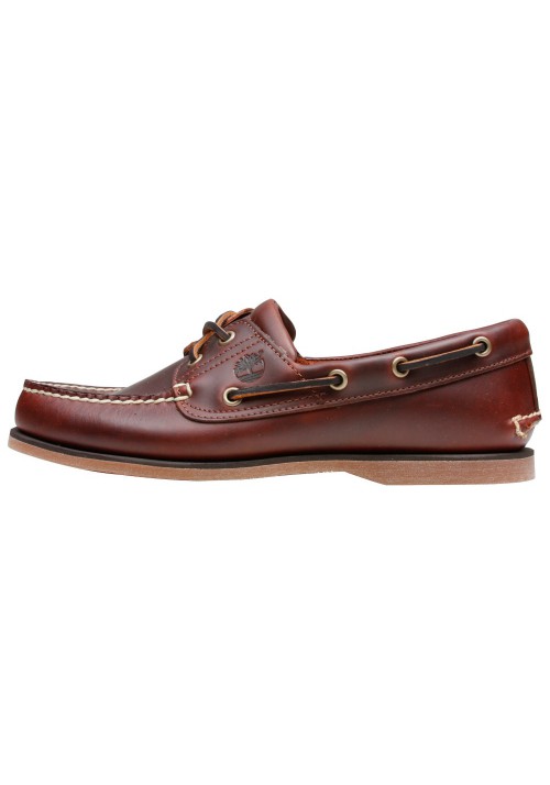 Chaussure Timberland Classic 2-Eye Bateau Marron Cuir (Ref : 25077) Homme