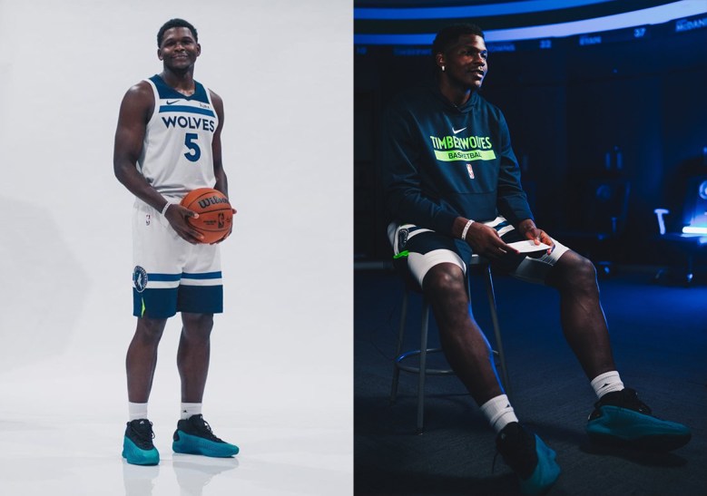 Anthony Edwards Dévoile sa Chaussure Signature Adidas lors du Media Day