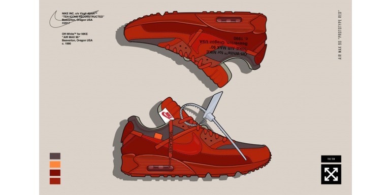 air max 90 off white red release date