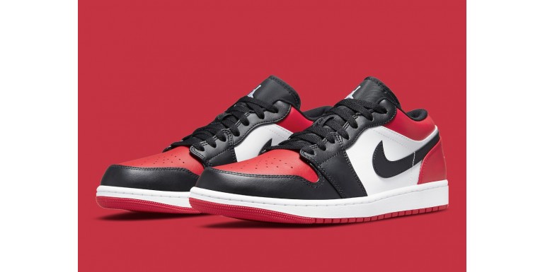 Les Jordan 1 Low Bred Toe 2.0 (GS) : Un Must-Have pour les Jeunes Sneakerheads