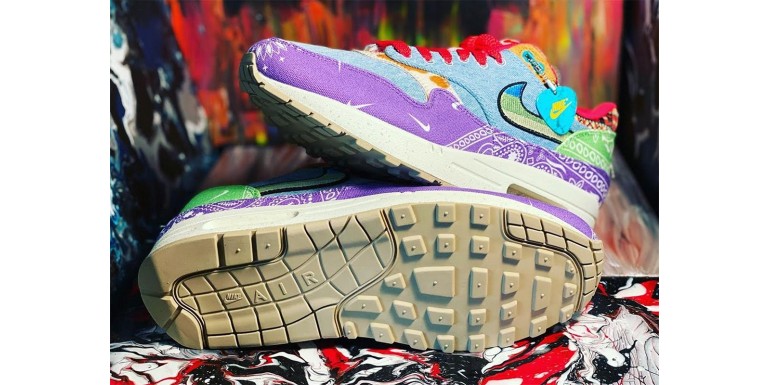 Nike Air Max 1 X Concepts Bandana Guitar en images